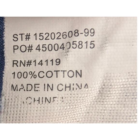 Ely Cattleman Men's Paisley Cotton Blue Short Sleeve Western XXL Pearl Snap - Picture 7 of 7